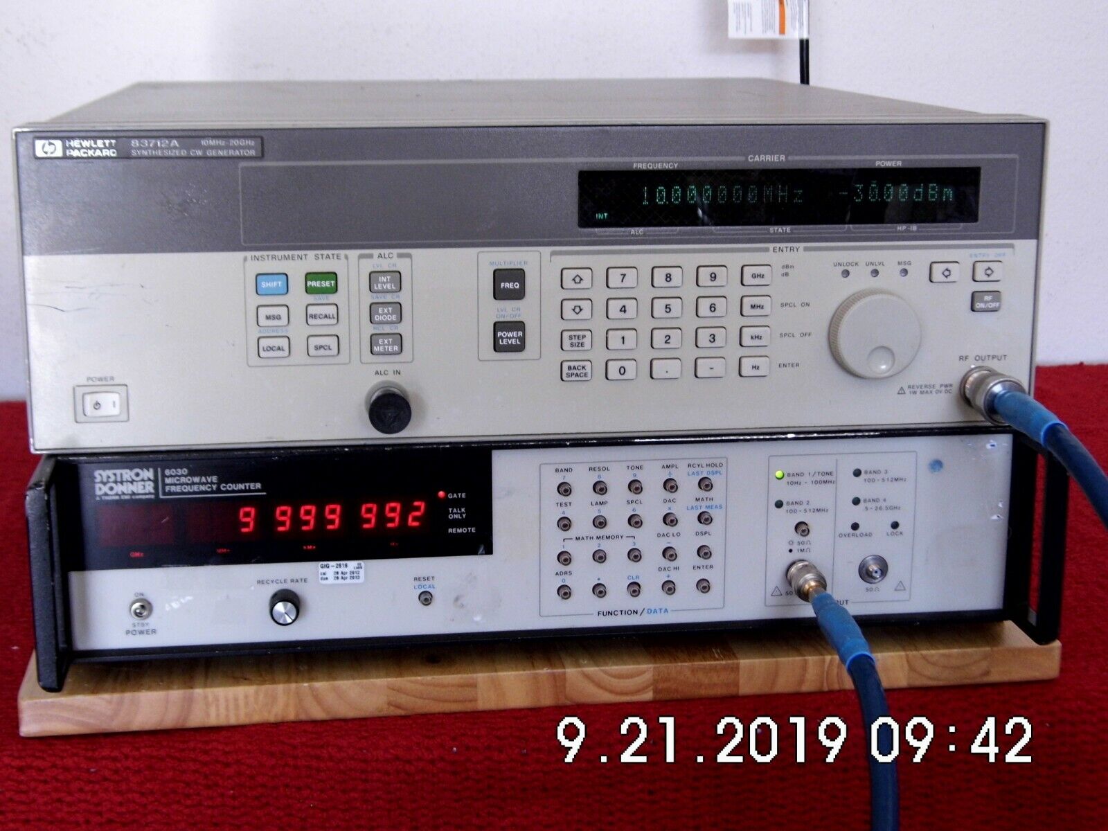 Systron Donner 6030 microwave frequency counter 10hz-26.5Ghz Systron Donner 6030 microwave frequency counter 10hz-26.5Ghz